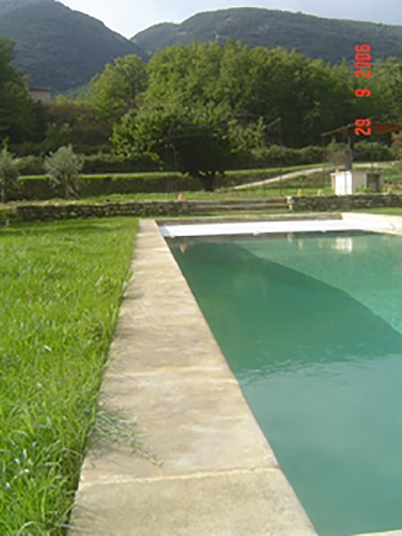 construction de piscines traditionnelles en Luberon